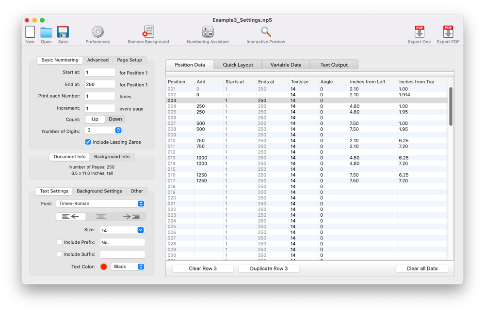 number press software user manual